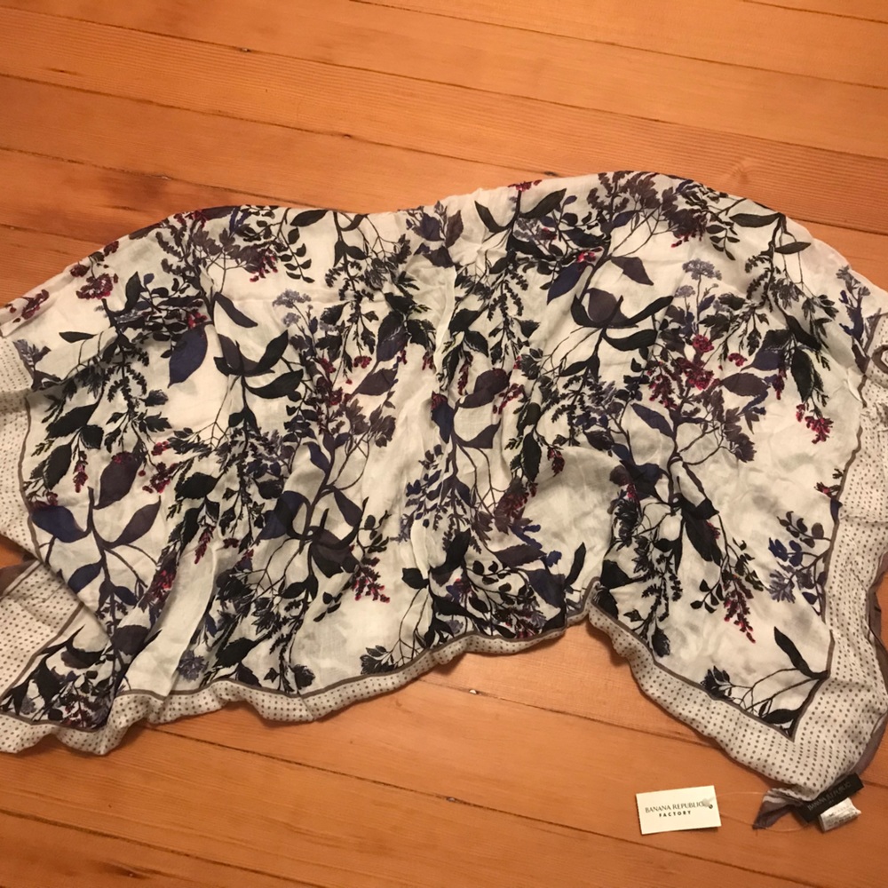 Floral scarf